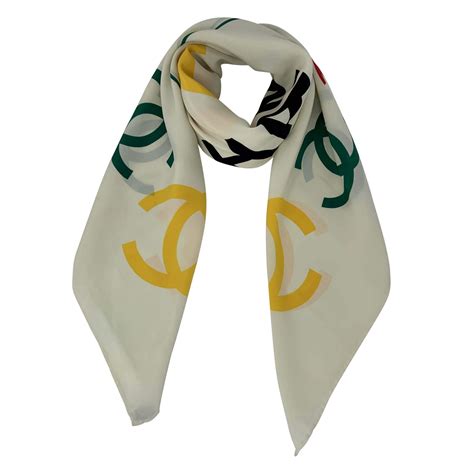 chanel silk scarf price